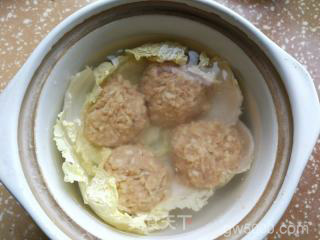 蟹粉狮子头的做法步骤：10