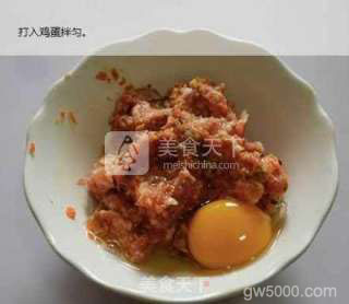 糯米狮子头的做法步骤：4