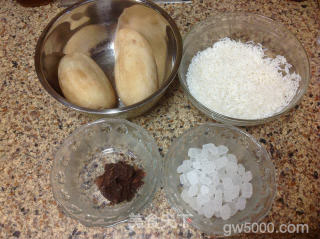 糯米莲藕的做法步骤:1