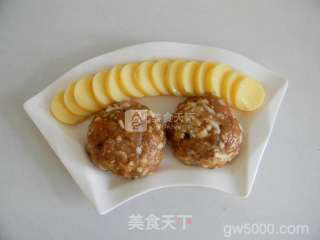 清蒸豆腐狮子头的做法步骤：5