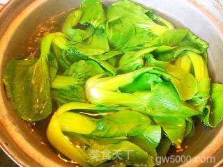 香菇油菜的做法步骤:3
