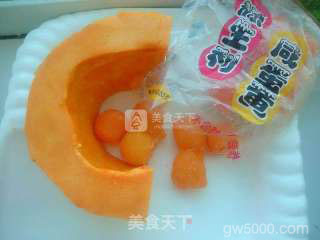 蛋黄焗南瓜的做法步骤：1