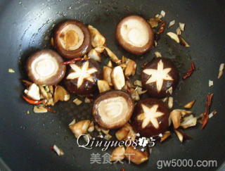 香菇油菜的做法步骤：9