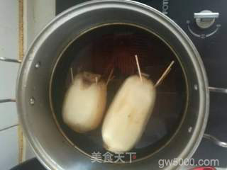 桂花糯米藕的做法步骤：7