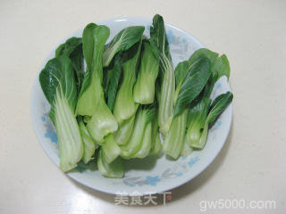 鸡肉香菇油菜的做法步骤:5