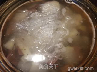 冬瓜鸭血粉丝汤的做法步骤：10