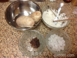 糯米莲藕的做法步骤:2