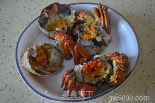 蟹黄狮子头的做法步骤：7