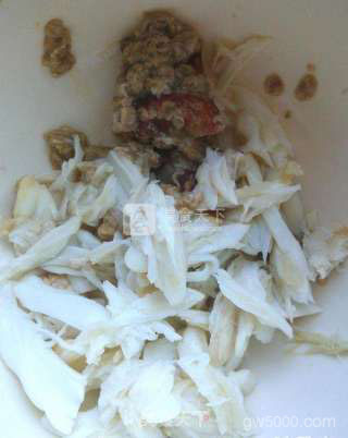 芙蓉蟹斗的做法步骤：3