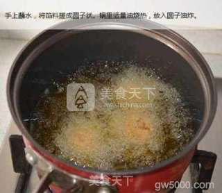 糯米狮子头的做法步骤：6