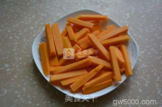 咸蛋黄焗南瓜的做法步骤：2