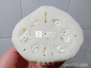 冰糖玫瑰糯米藕的做法步骤：3