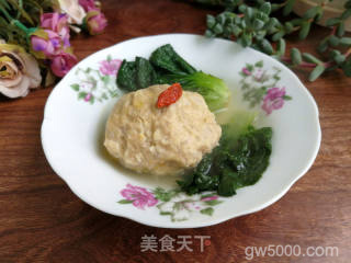 蟹粉狮子头的做法步骤：12