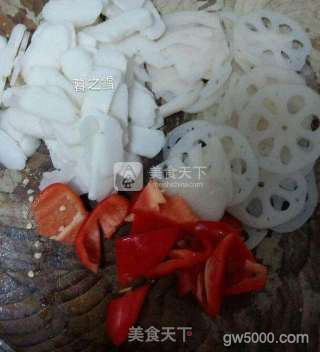 荷塘小炒的做法步骤：2