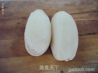 糯米藕的做法步骤：1