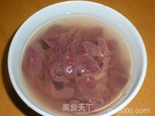 菠菜猪肝面的做法步骤：2