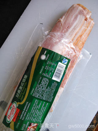 梅干菜扣培根的做法步骤：1