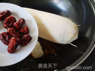 桂花蜜汁糯米藕的做法步骤：7