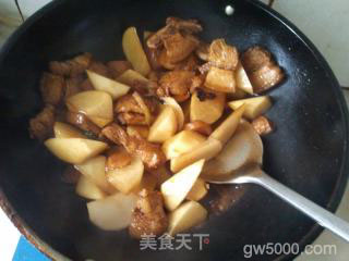 萝卜烧肉的做法步骤：7
