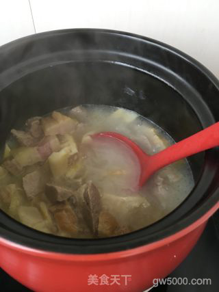 酒菠萝版腌笃鲜的做法步骤：16