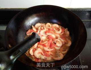 番茄烩海虾的做法步骤：8