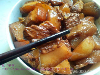 萝卜烧肉的做法步骤：11
