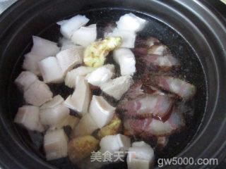 腊肉版腌笃鲜的做法步骤：6