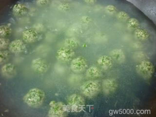 水晶荠菜圆子的做法步骤：4