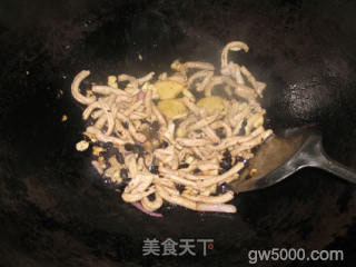豉椒炒鸭肠的做法步骤：5