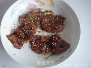 街头小吃——烧饼夹里脊的做法步骤：12