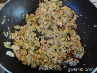 大葱炒豆丹的做法步骤：5