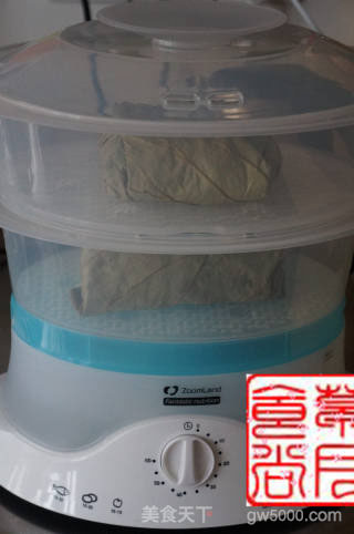 荷叶粉蒸肉的做法步骤：5