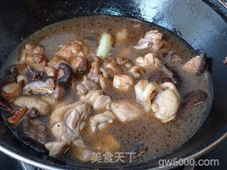 【香菇炖鸡】味道鲜美的下饭菜的做法步骤：9