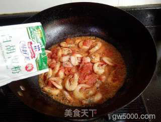 番茄烩海虾的做法步骤：11