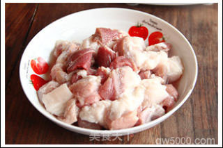 清蒸肉酿面筋的做法步骤：1