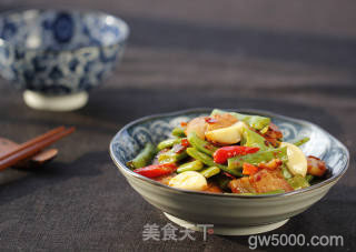 四季豆回锅肉的做法步骤：12