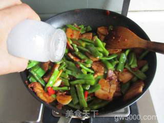 四季豆回锅肉的做法步骤：11