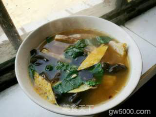 【山西】晋南蒸碗第二碗——酥肉汤的做法步骤：10