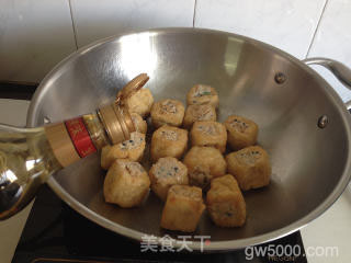 油豆腐酿肉的做法步骤：8