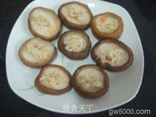 香菇酿虾皮的做法步骤：4