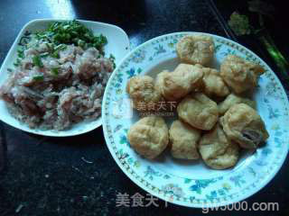 蒸粉丝酿豆腐的做法步骤：5