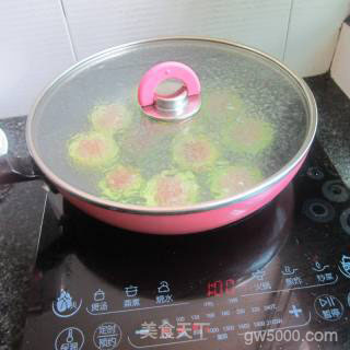 香煎酿苦瓜的做法步骤：8