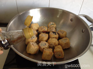 油豆腐酿肉的做法步骤：9
