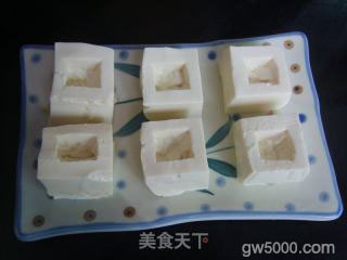 鲜虾酿豆腐的做法步骤：5