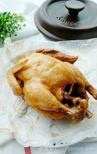 【坤博砂锅蜜汁盐焗鸡】的做法步骤：11