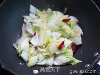醋溜白菜的做法步骤：6