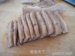 扒牛肉条的做法步骤：5