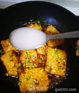锅塌豆腐～冬季里的暖心菜的做法步骤：8