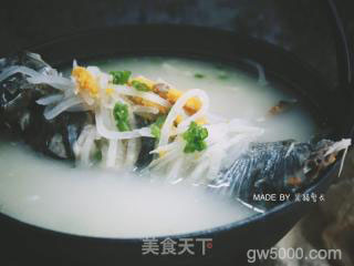 萝卜丝鲫鱼汤的做法步骤：9