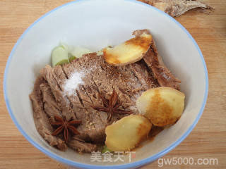 扒牛肉条的做法步骤：6
